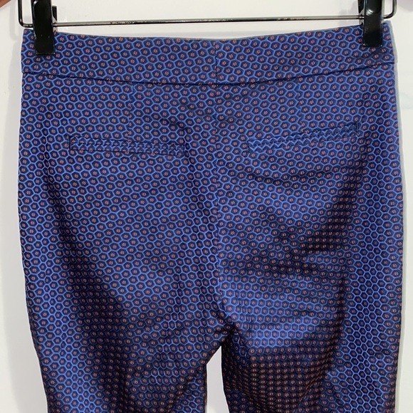 ETRO Hexagon Floral Print Slim Fit Cuff Trousers - Picture 4 of 11